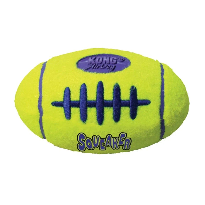 Kong Squeaker Football  Durable Squeaky Fetch Toy for Dogs