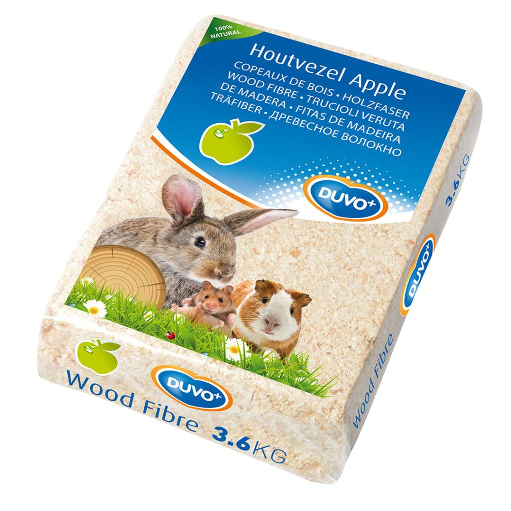 Duvoplus Wood Fibre Apple for Rodents