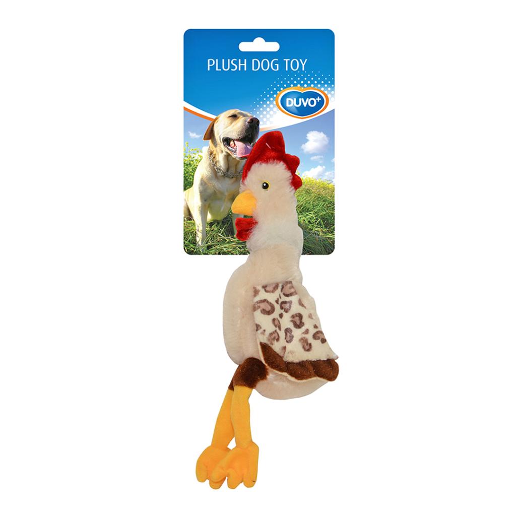 Duvoplus Pluche Chicken Toy for Dogs