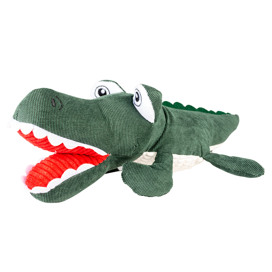 Duvoplus Plush Alligator Jaw Toy for Dogs & Cats