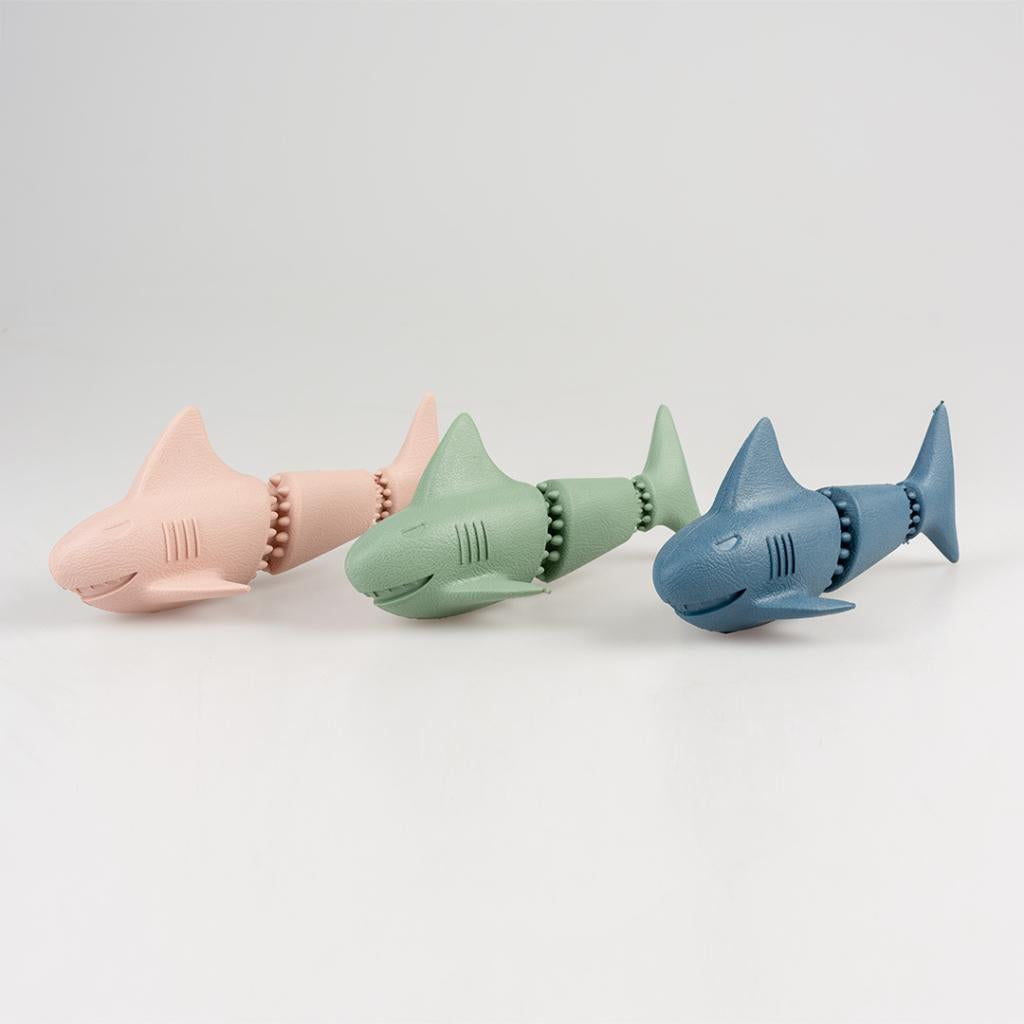 Duvoplus Eco Rubber Shark Snack Dispenser Eco-Friendly Rubber Dog Toy