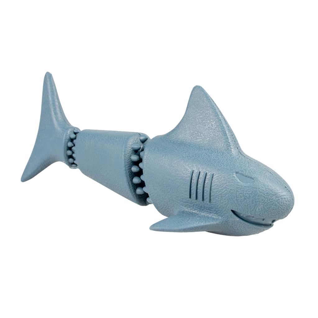 Duvoplus Eco Rubber Shark Snack Dispenser Eco-Friendly Rubber Dog Toy