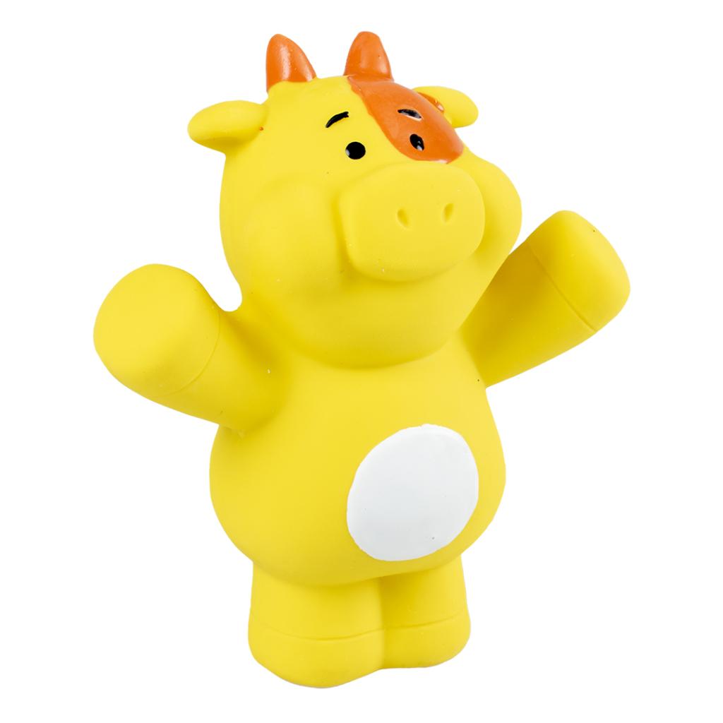 Duvoplus Latex Cow Raising Hand Nice Latex Toy for Dogs