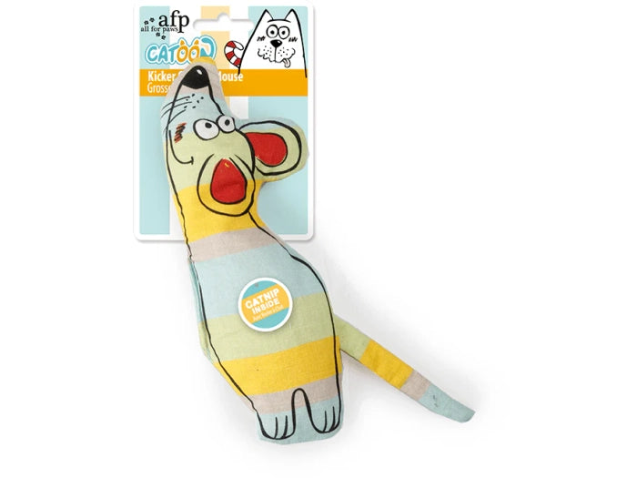 afp Catoon KIicker Curious Mouse Toy for Cats