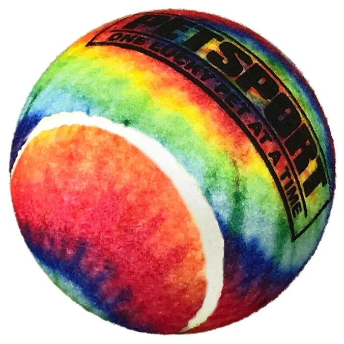 Petsport Tie Dye Squeak Ball for Dogs