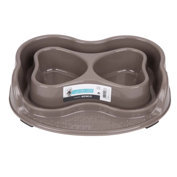 M Pets Plastic Bowl for Dogs and Cats