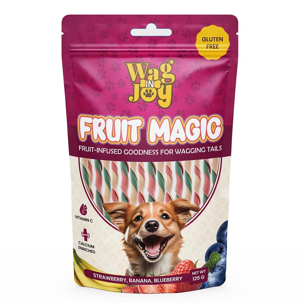 Wag In Joy Fruit Magic  Training Treats for Dogs