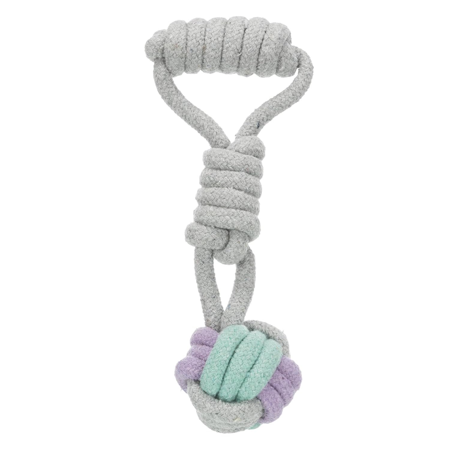 Trixie Rope Ball With Handle Toy for Dogs