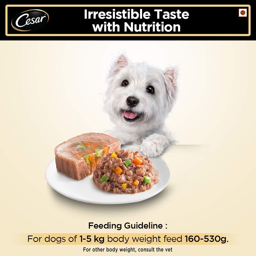 Cesar Lamb and Vegetarian Tray Dog Wet Food