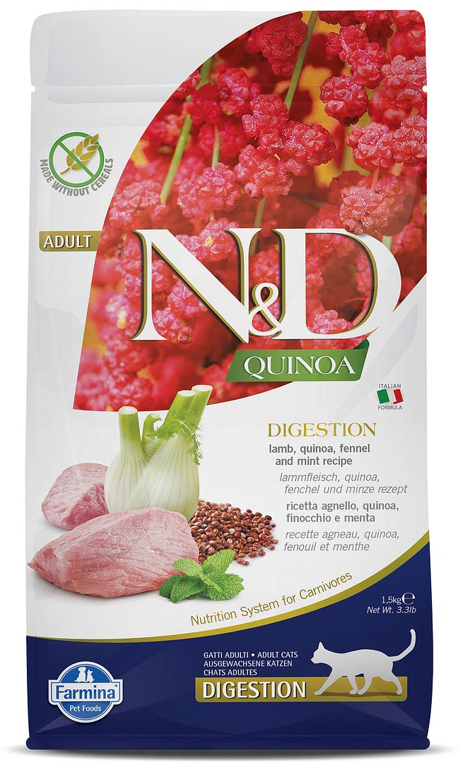 N&D Quinoa Digestion Lamb Adult Cat Dry Food