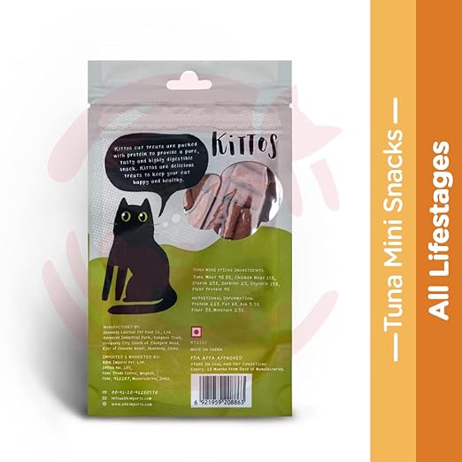 Kittos Tuna Mini Sticks Cat Treat