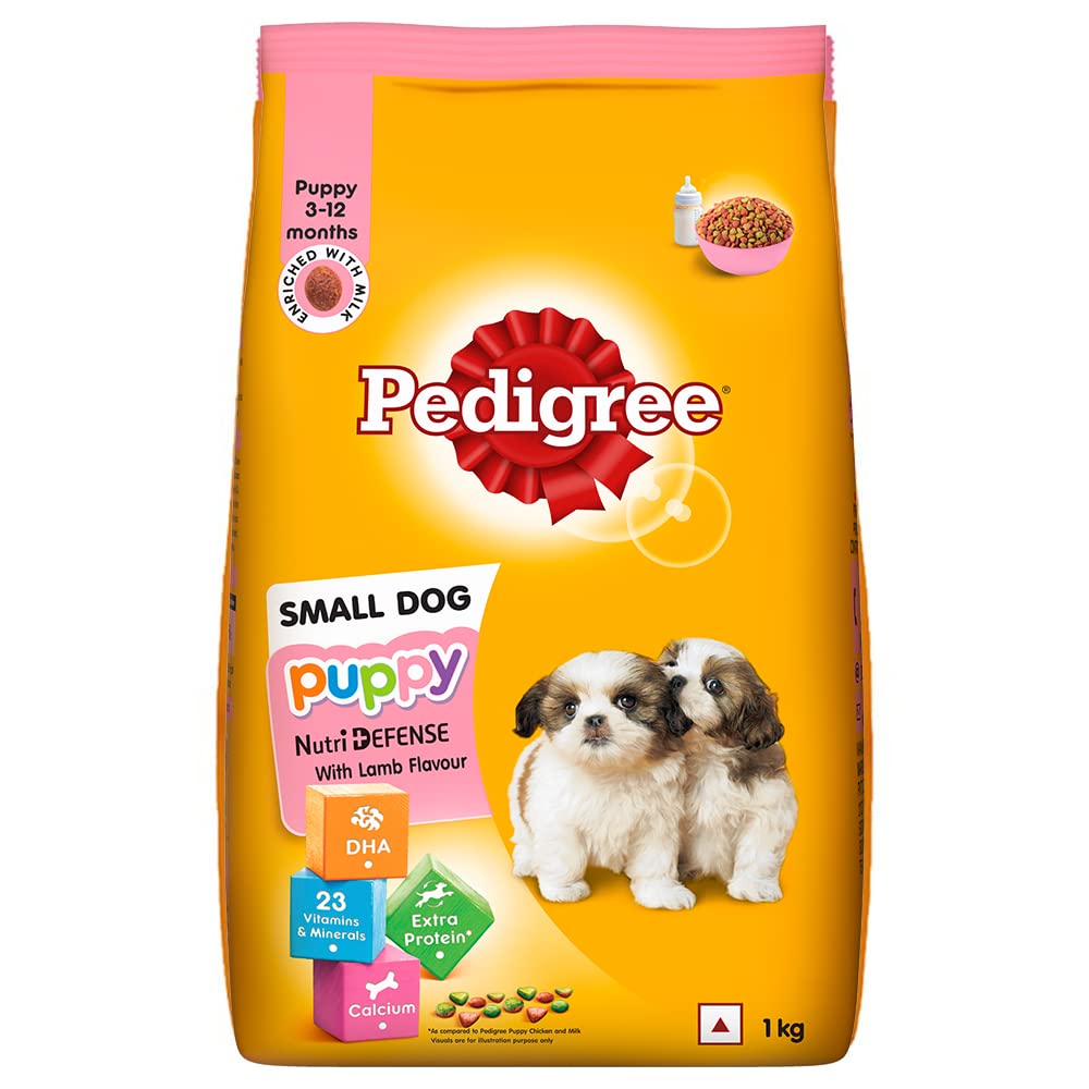 Pedigree Lamb & Milk Small Puppy Dog Dry Food