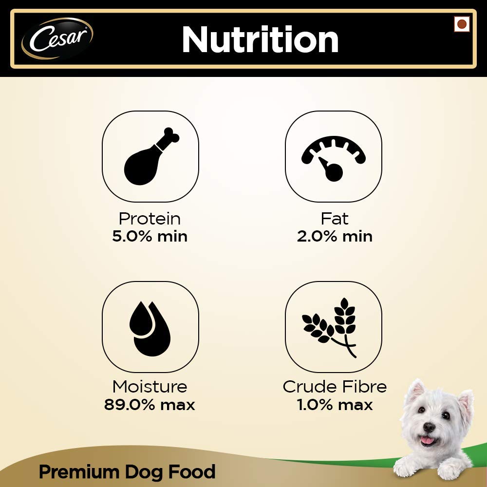 Cesar Lamb and Vegetarian Tray Dog Wet Food