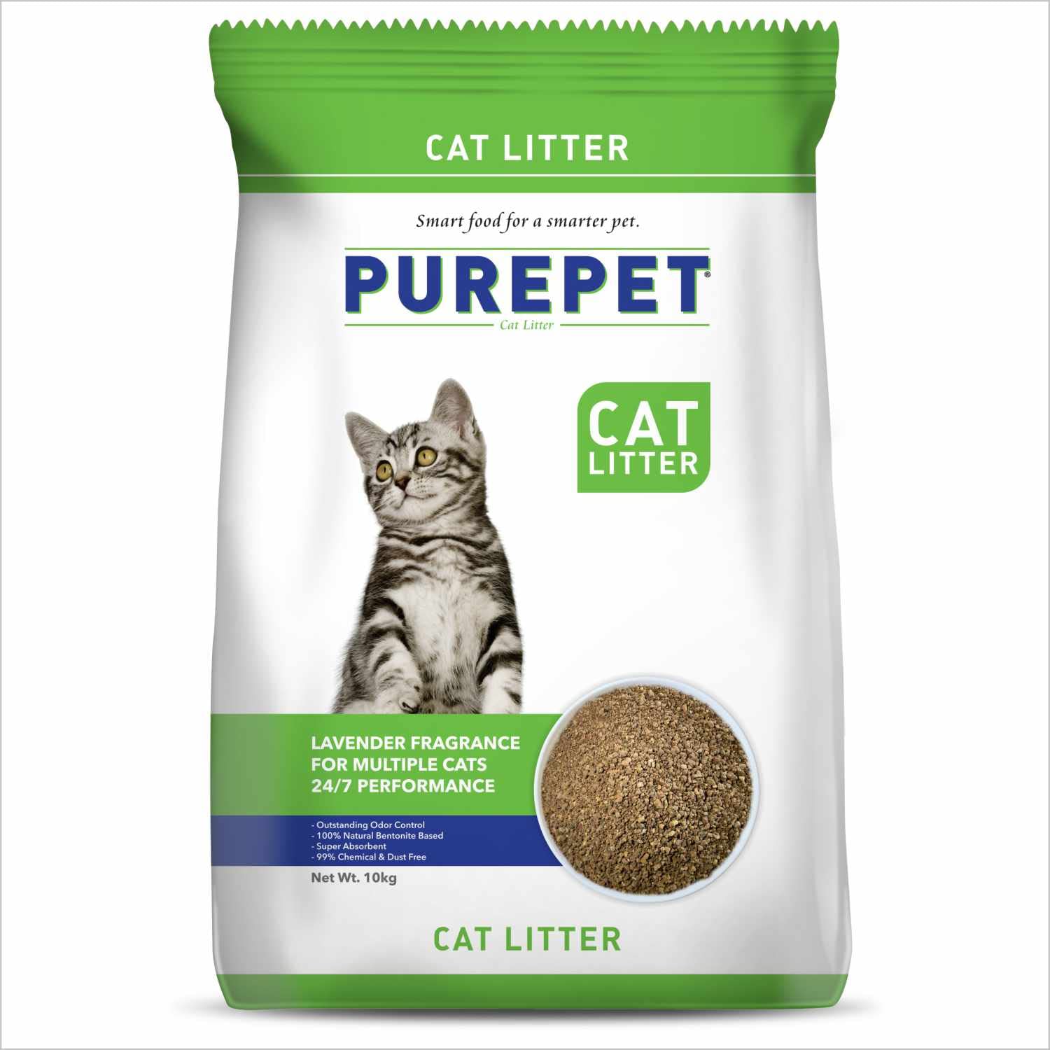 Purepet Clumping Lavender Fragrance Cat Litter