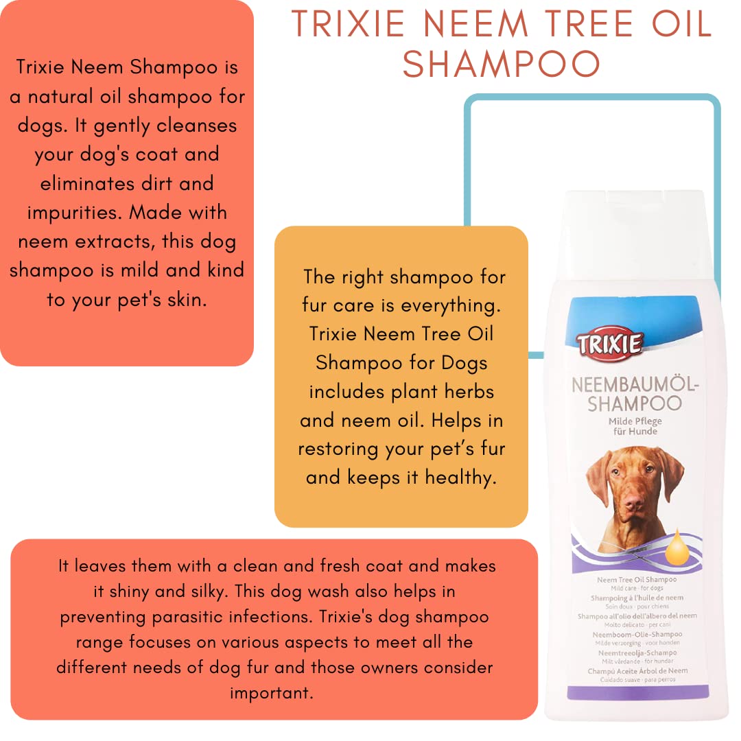 Trixie Neem Tree Oil Shampoo for Dogs