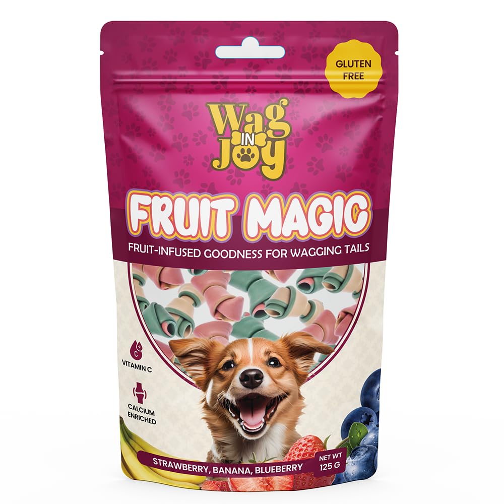 Wag In Joy Fruit Magic  Training Treats for Dogs