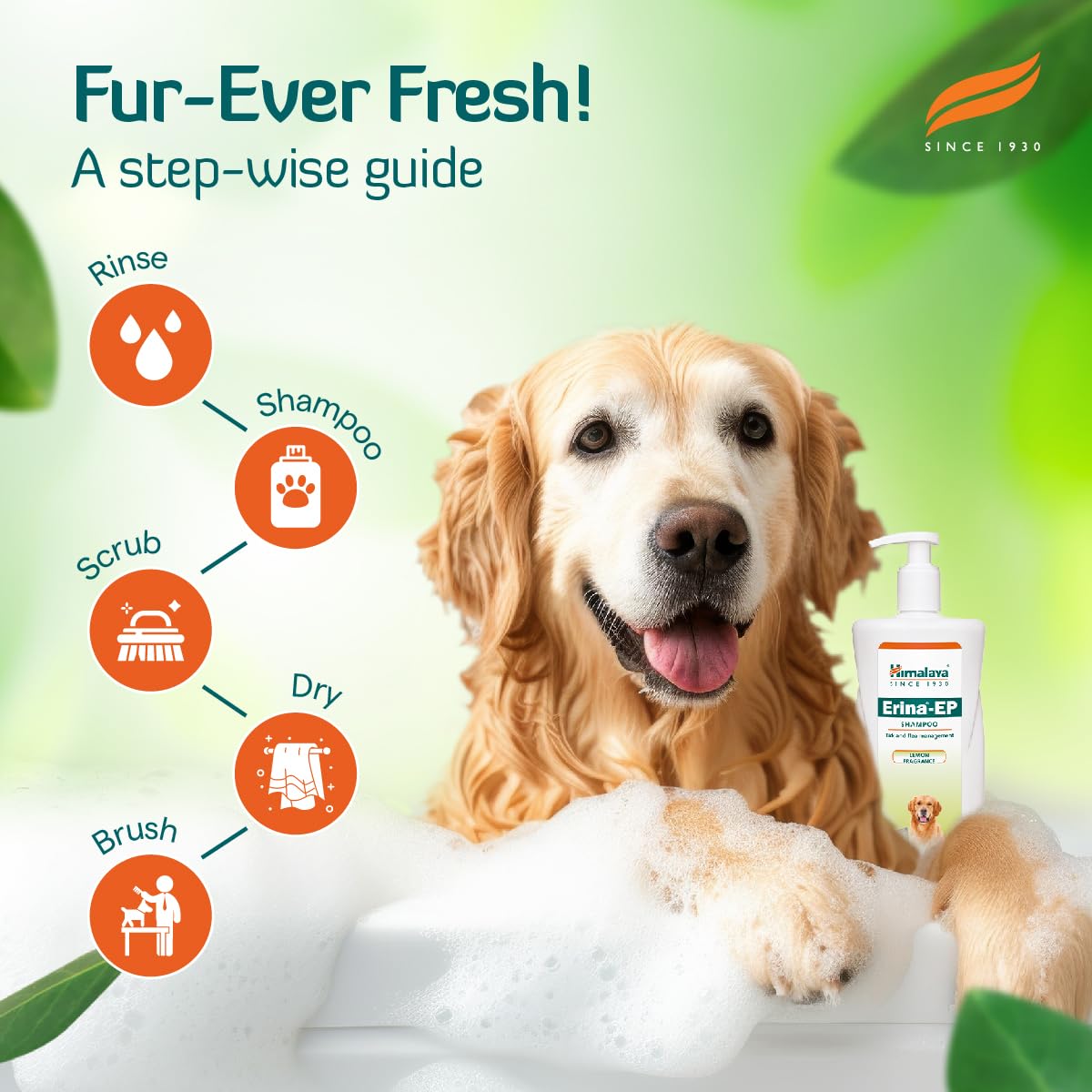 Himalaya Erina EP Tick & Flea Manegment Dogs Shampoo