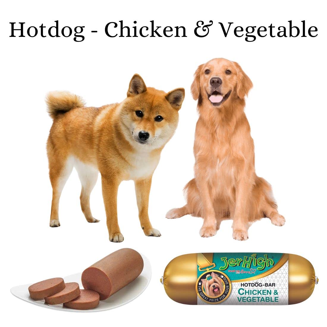 JerHigh Hotdog Bar Dog Treat