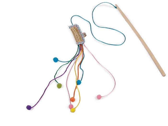 afp Whisker Fiesta Wand Toy for Cats