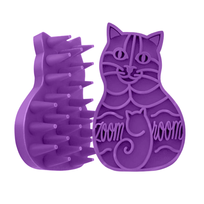 Kong Zoom Groom Bathing Brush for Cats