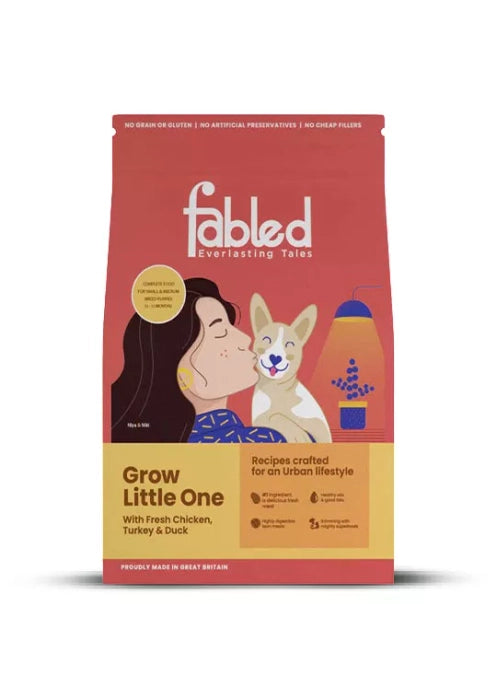 Fabled Grow Chicken Turkey & Duck Dog Dry Food