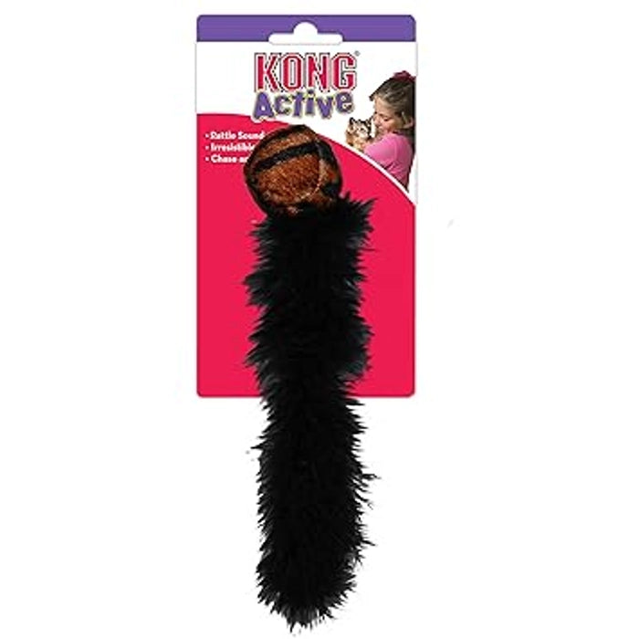 Kong Wild Tails Cat Toy with Fluffy Feathered Tail