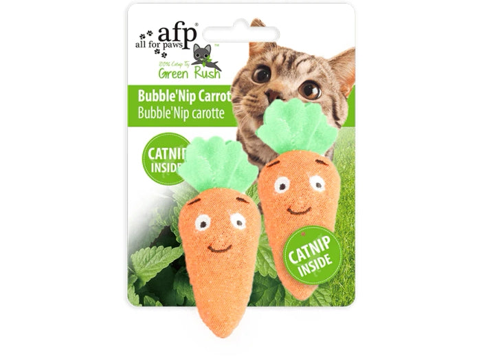 afp Green Rush Bubble Cat Nip Toys