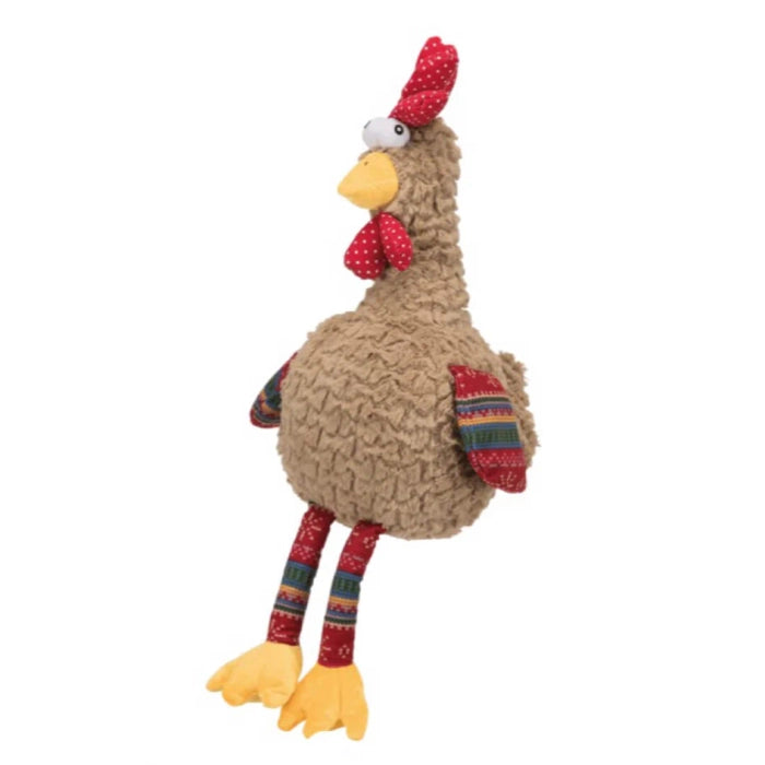 Trixie Rooster Animal Sound Plush Toy for Dogs