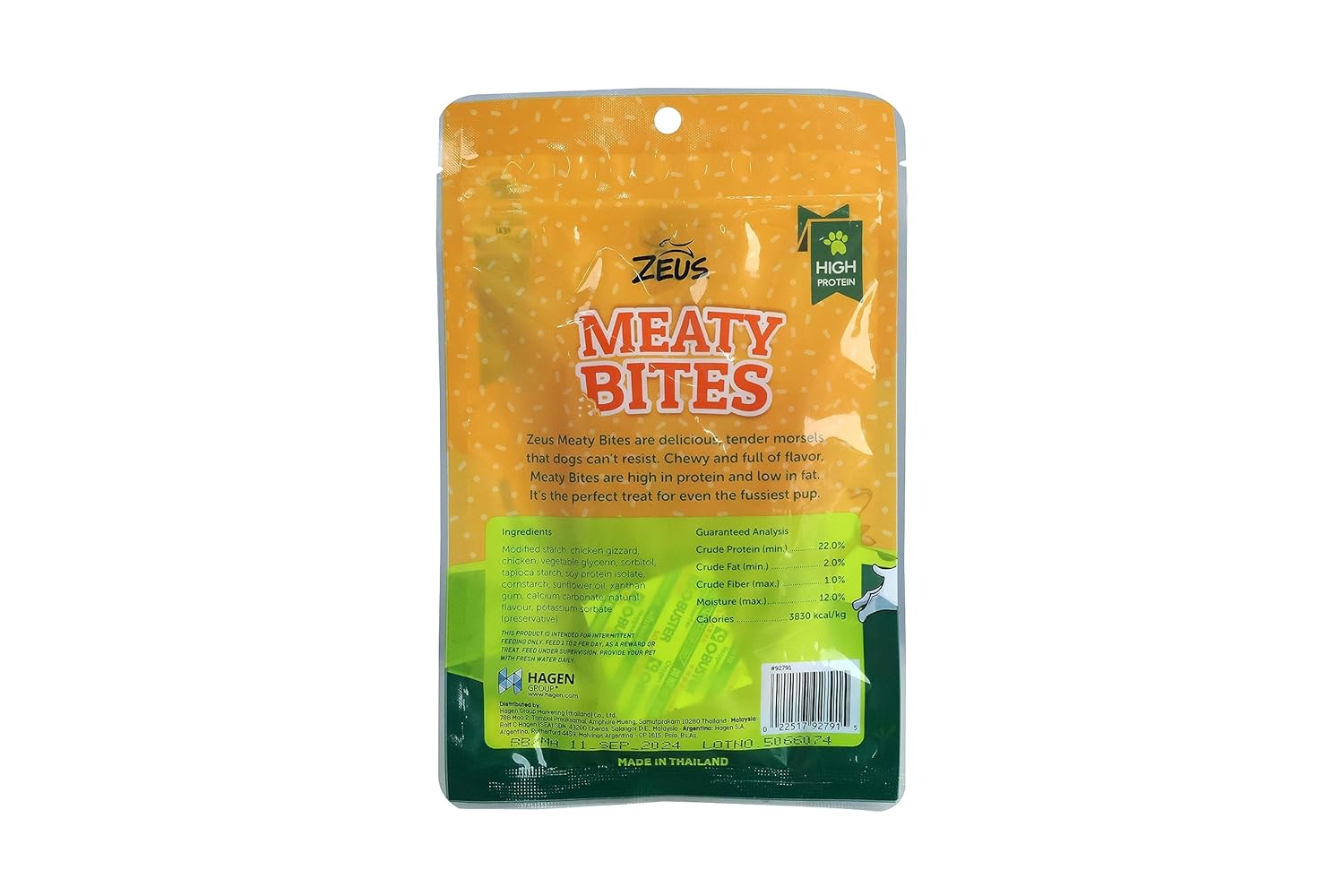 Zeus Meaty Bites Chicken & Gizzard With Twisted Stick