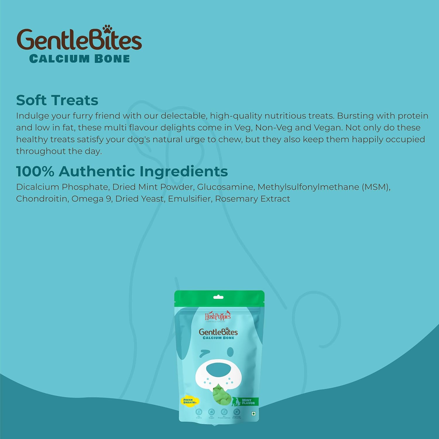 Hushpuppies Gentle Bites Calcium Bone