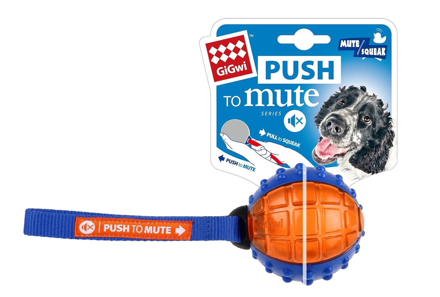 GiGwi Push To Mute Series Toy for Dogs