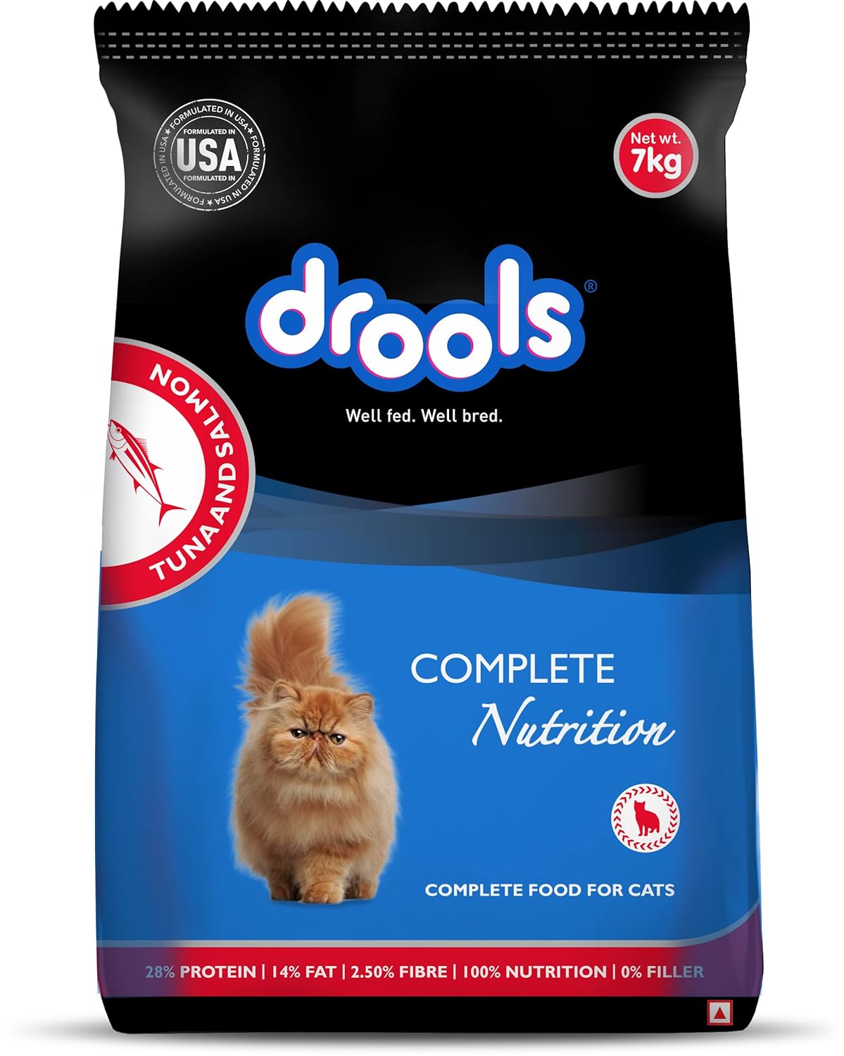 Drools Tuna and Salmon Flavor Adult Cat Dry Food
