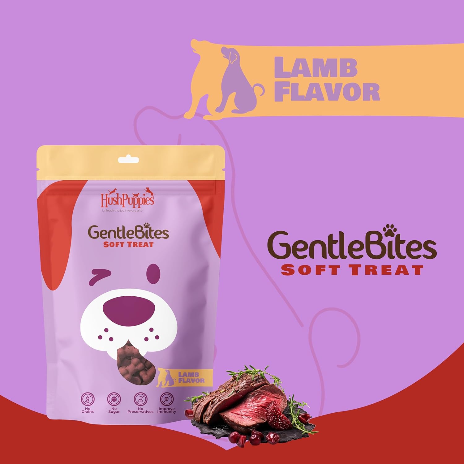 Hushpuppies Gentle Bites Soft Treat