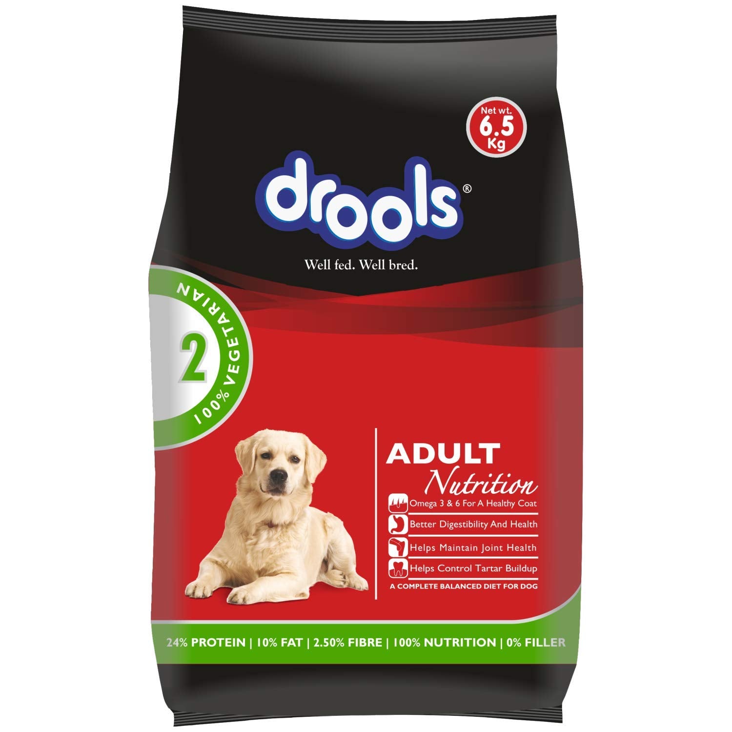 Drools 100% Vegetarian Adult Dog Dry Food