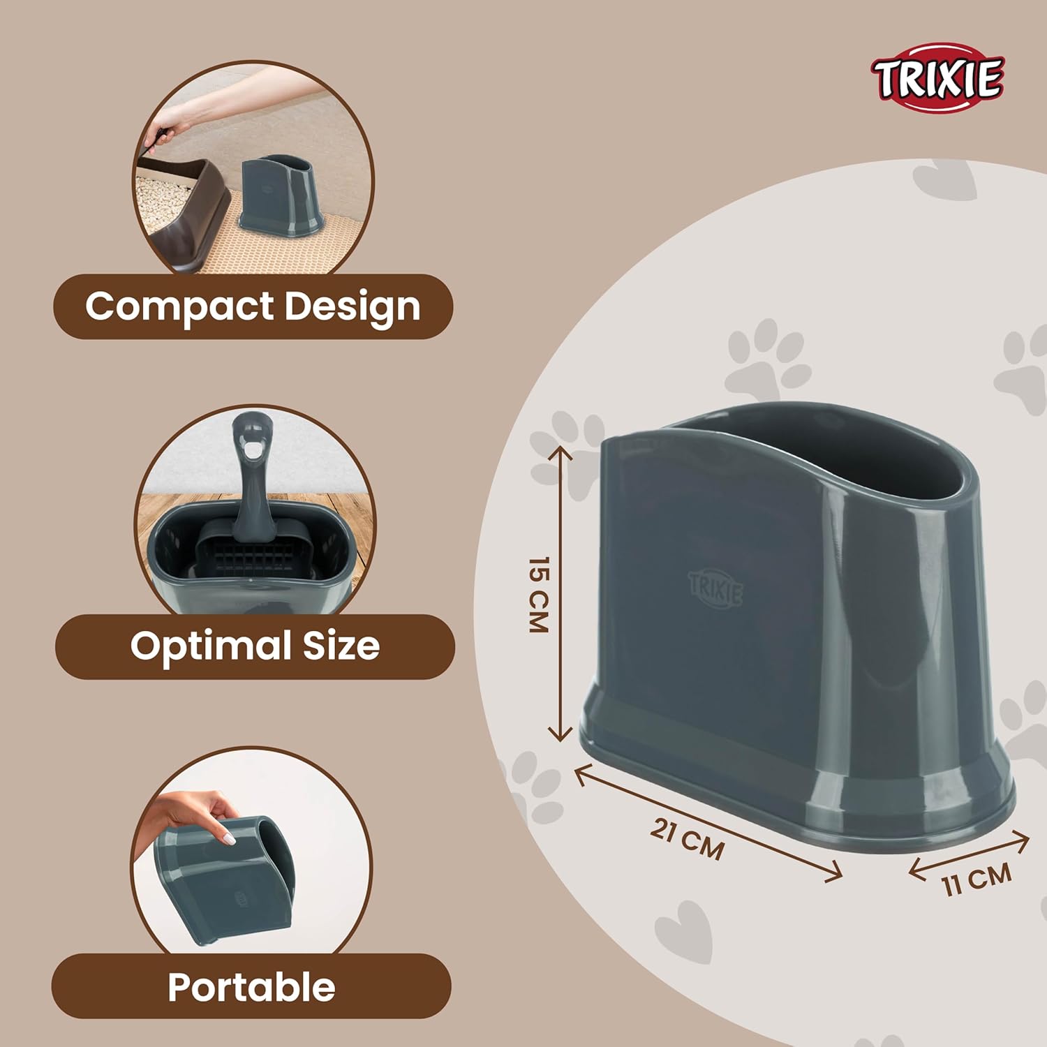 Trixie Universal Litter Scoop Holder Plastic for Cats