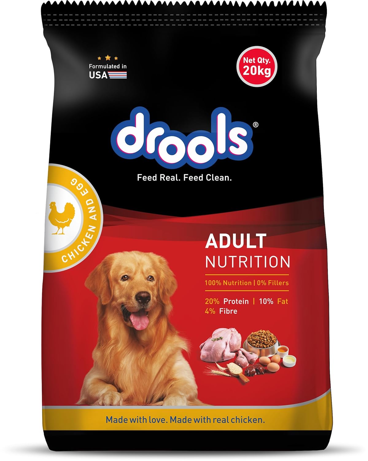 Drools Chicken and Egg Adult Dog Dry Food