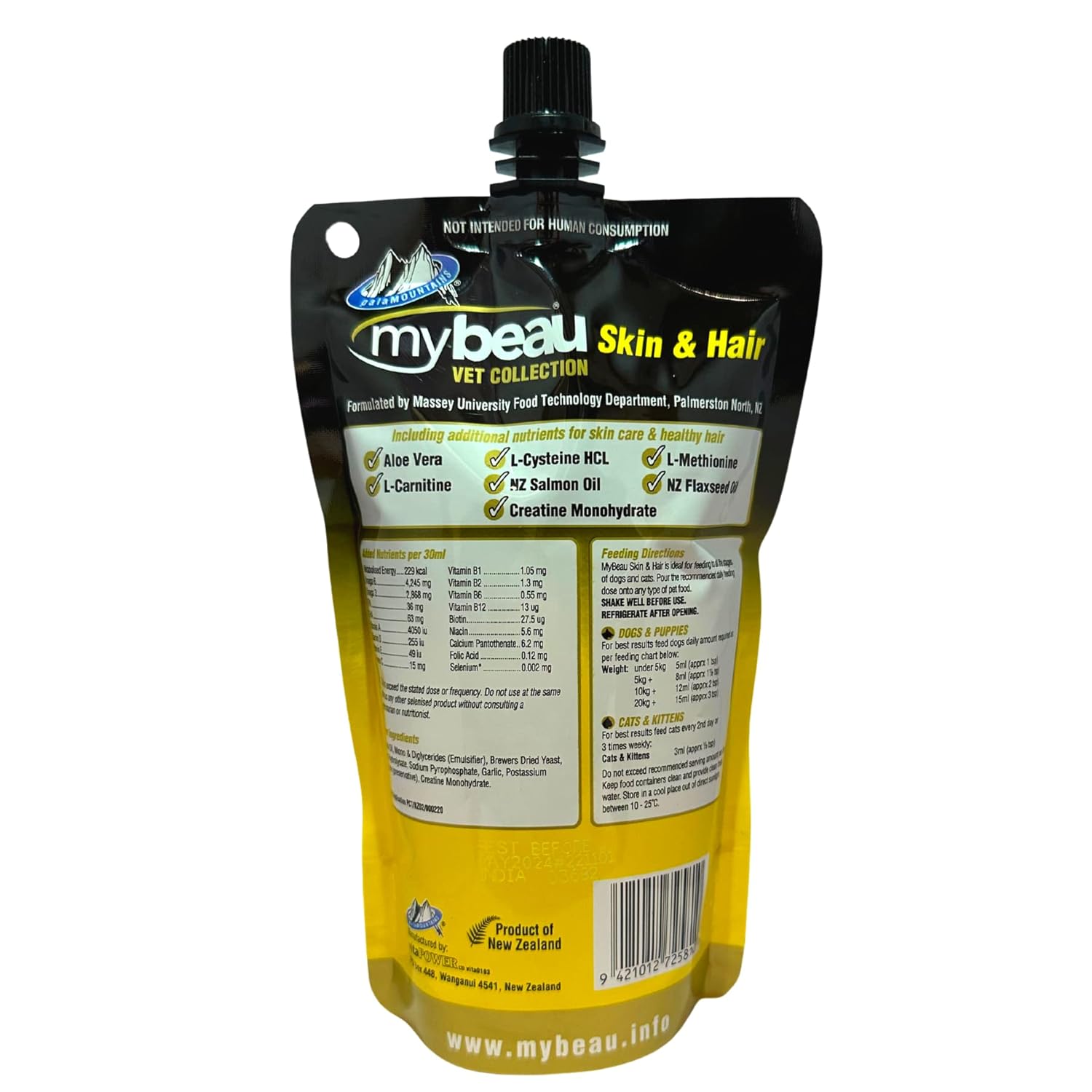 My Beau Skin and Hair Dogs & Cats Supplement