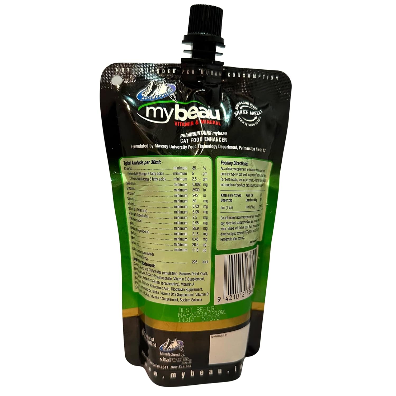 My Beau Vitamin & Mineral Food Cat Supplement