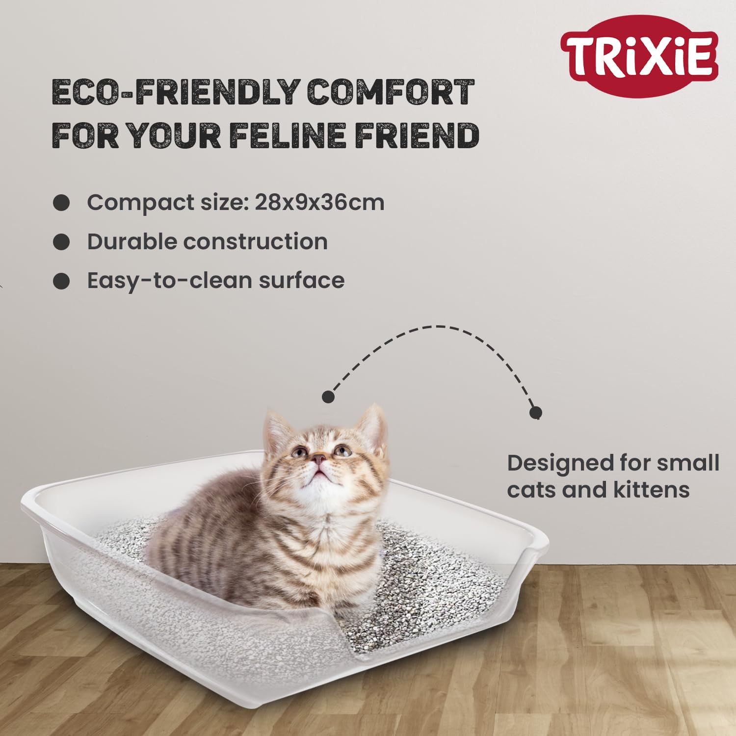 Trixie Nuno Cat Litter Tray Recycled Plastic