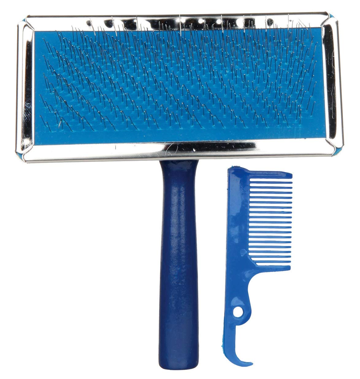 Trixie Slicker Brush with Brush Cleaner for Dogs& Cats