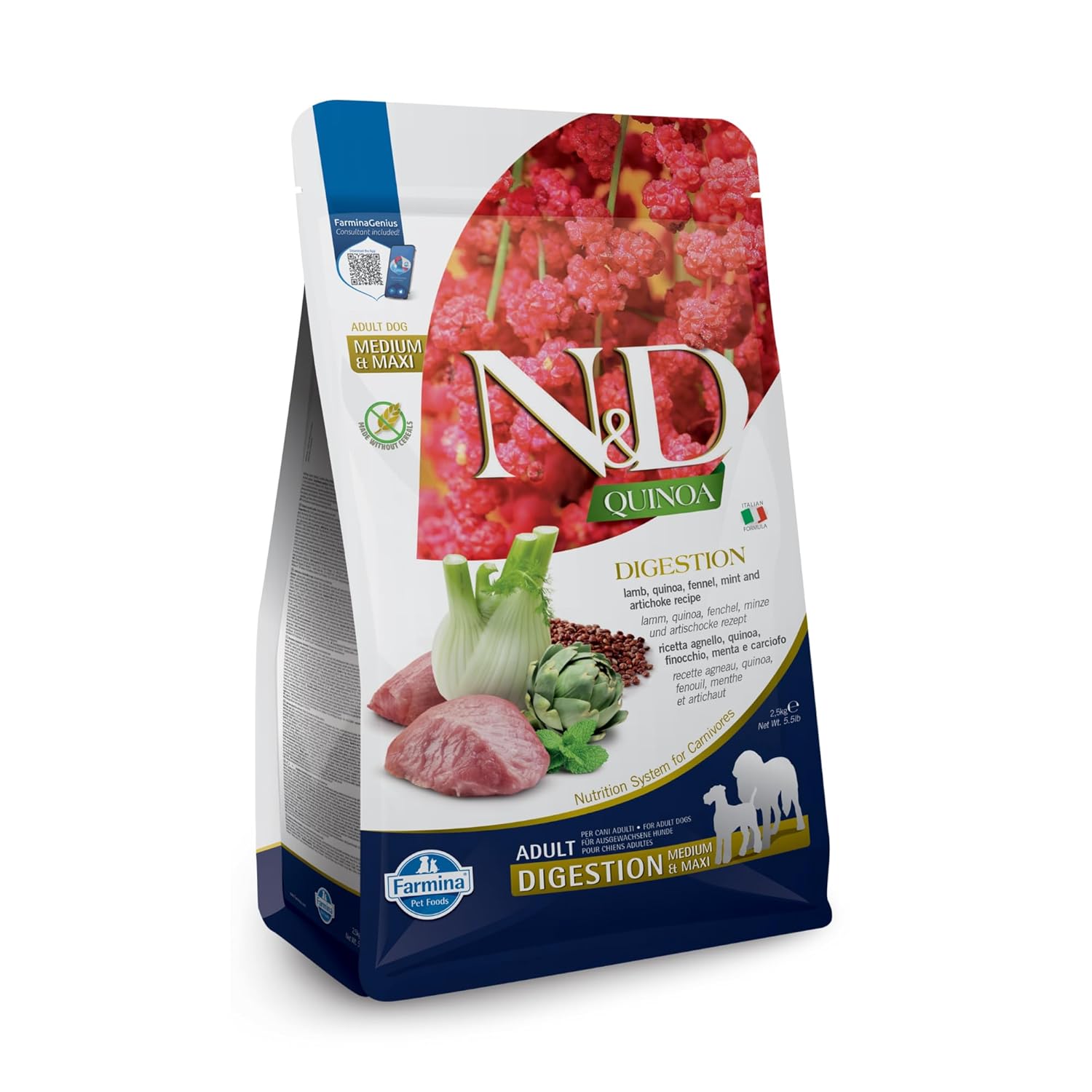 N&D Quinoa Weight Management Lamb Adult Dog Dry Food
