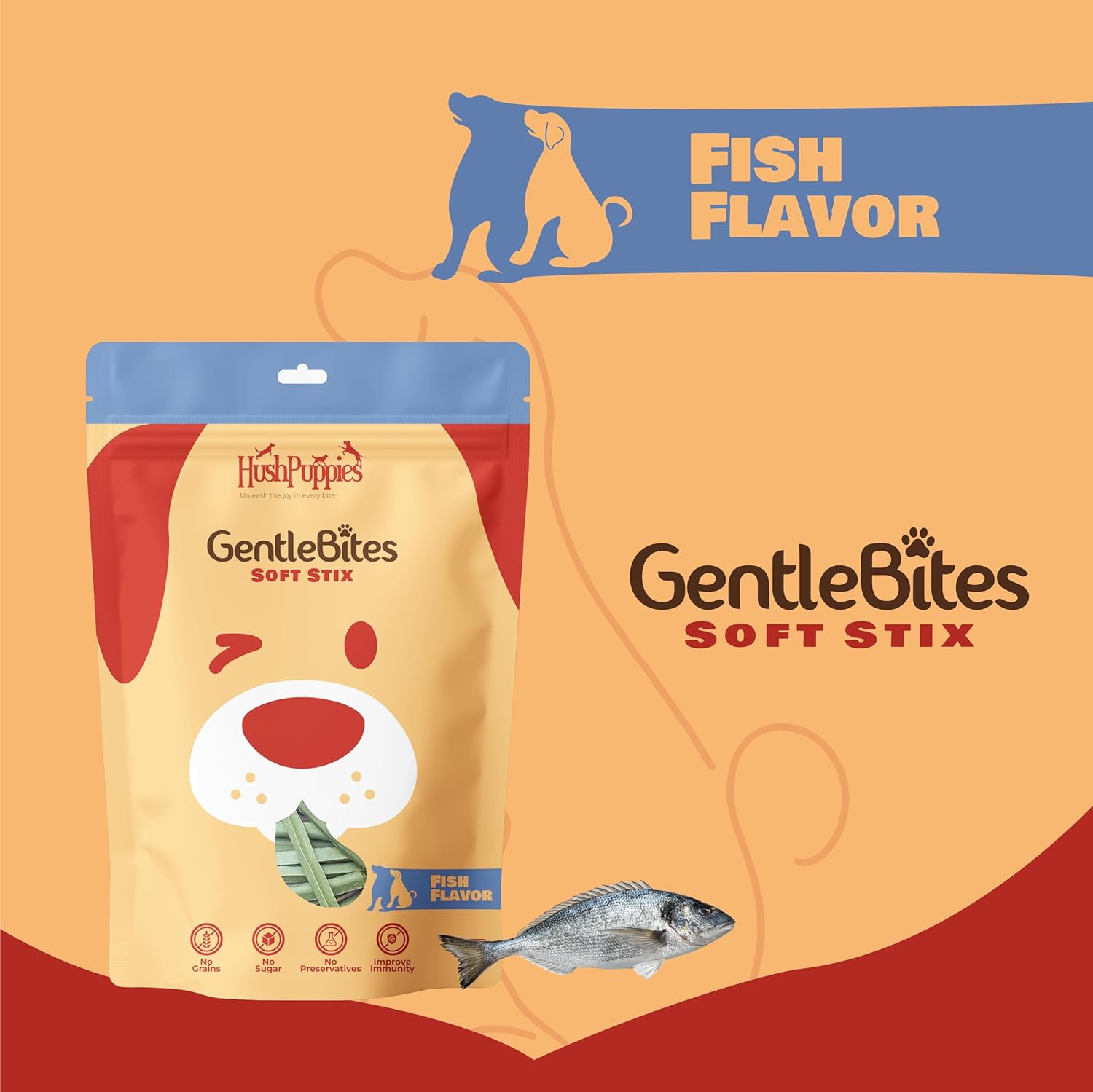 Hushpuppies Gentle Bites Soft Stix