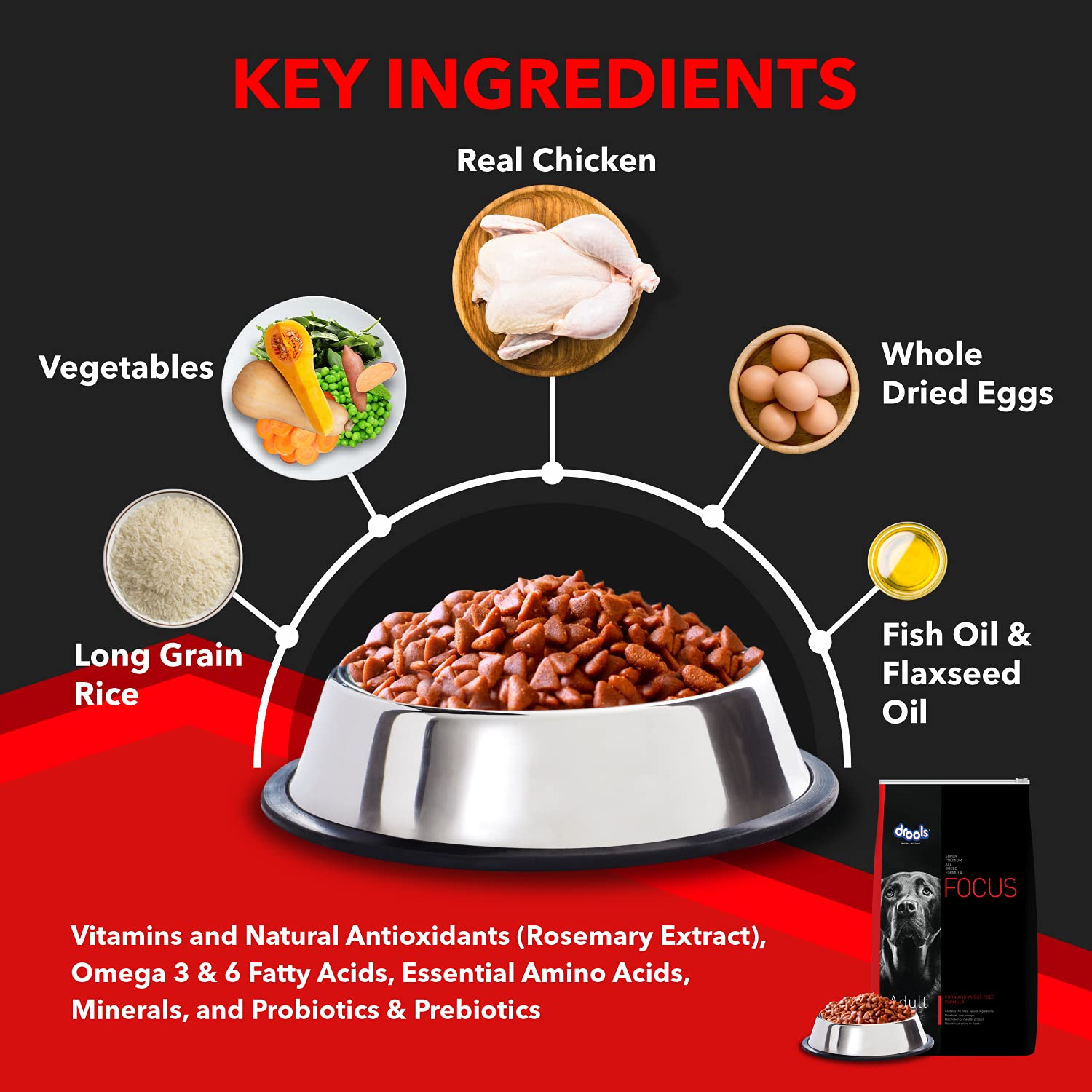 Drools Focus Adult Dog Dry Food