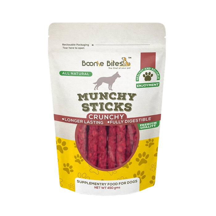 Boonie Bites Lamb Muchy stick Dog Treats