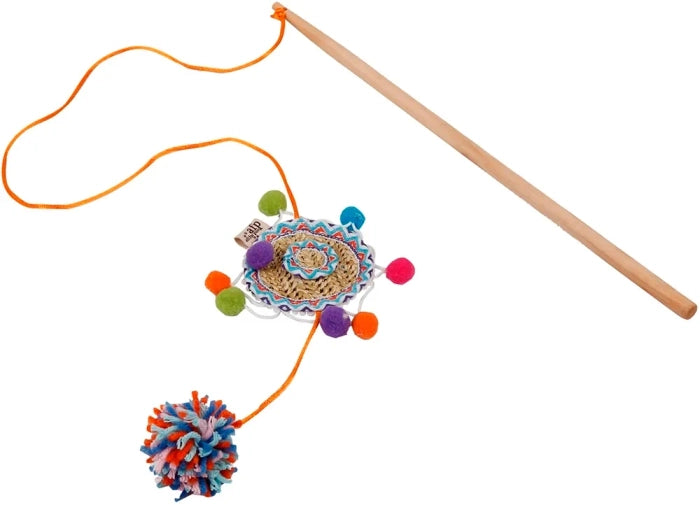 afp Whisker Fiesta Wand Toy for Cats