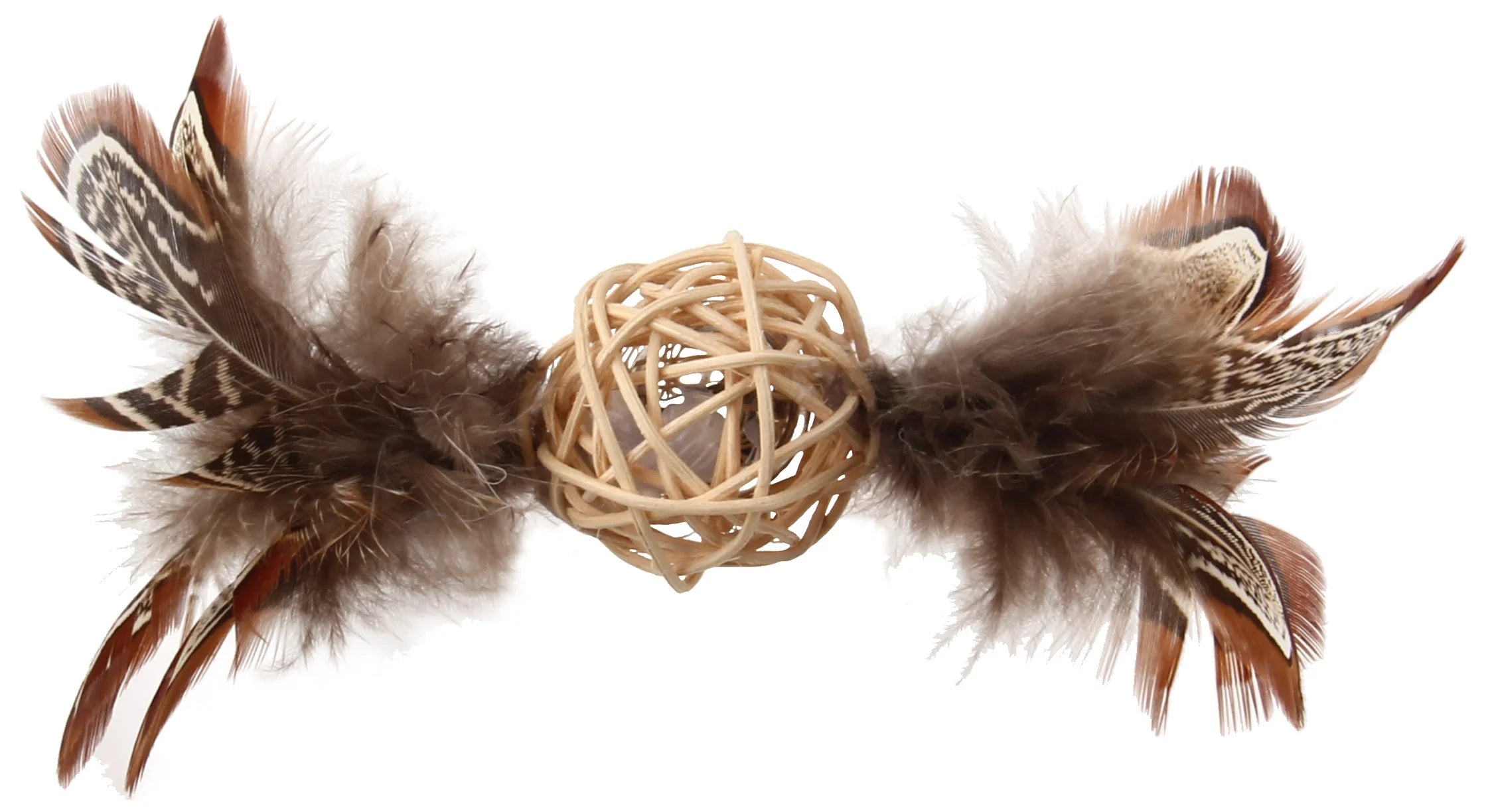 Gigwi EcoLine Catch & Scratch with Rattle Wood Dog Toy