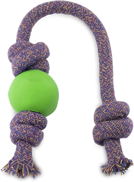 Beco Rubber Ball On a Rope Dog Toy