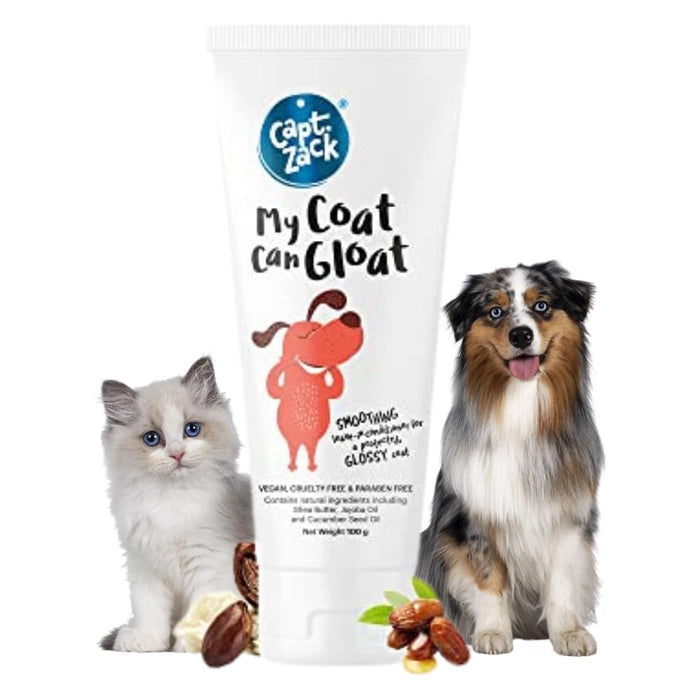 Capt Zack My Coat Can Gloat Leave-in Conditioner for Dogs & Cats