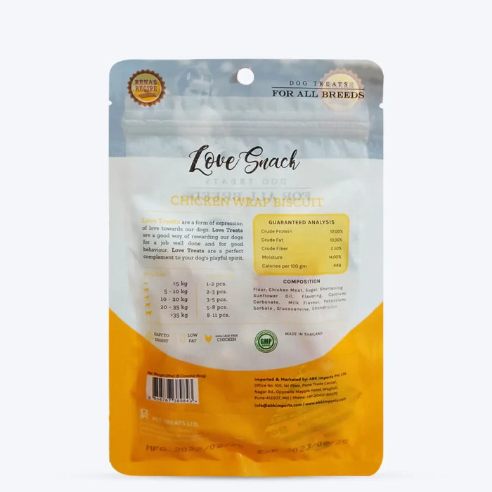 Rena Love Snack Chicken Wrap Dog Treat