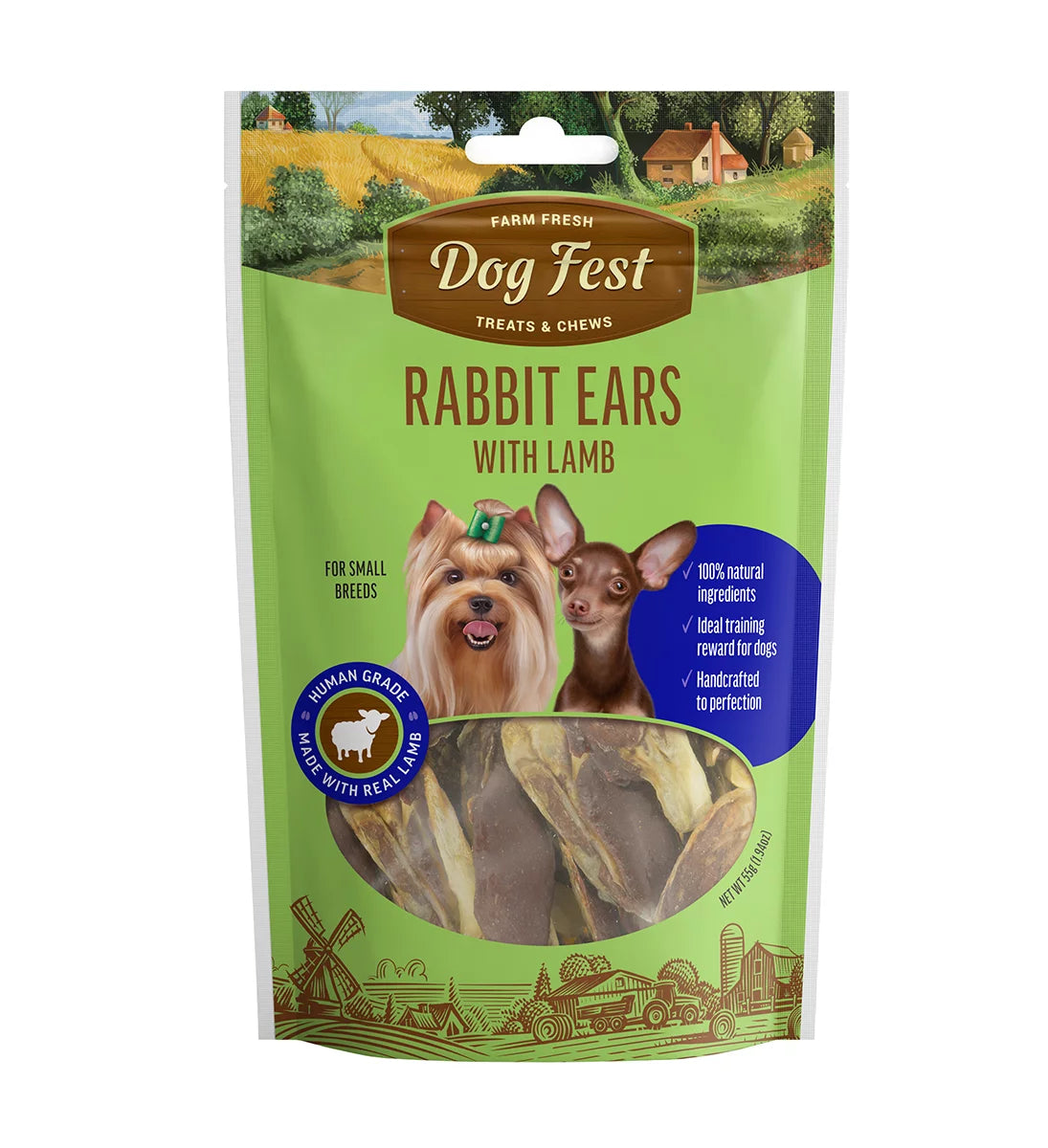 Dog Fest Rabbit Ears With Lamb Dogs Treat